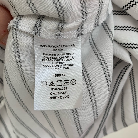 LOFT Striped Flutter Sleeve Tank - Picture 5 of 8